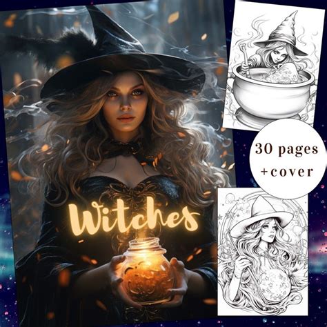 Witch colorinh book